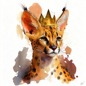 Limited Art Print – Serval – Ybelion